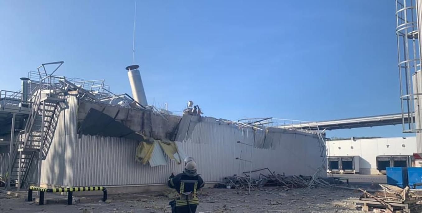 Взрыв на пивзаводе Carlsberg в Киеве 20 сентября 2020: фото