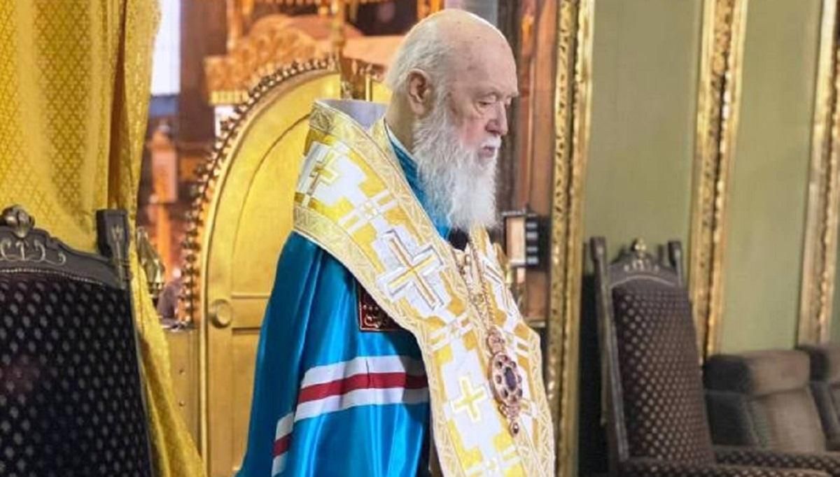 Після боротьби з коронавірусом Філарет повернувся до богослужінь: фото Після боротьби з коронавірусом Філарет повернувся до богослужінь: фото