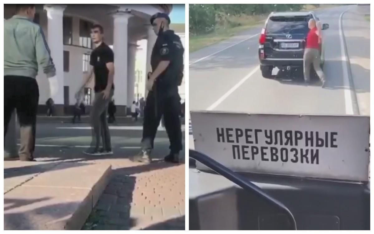 Бійка на очах в Нацгвардійців. Помста пасажирському автобусу – Ти дивись Бійка на очах в Нацгвардійців. Помста пасажирському автобусу – Ти дивись