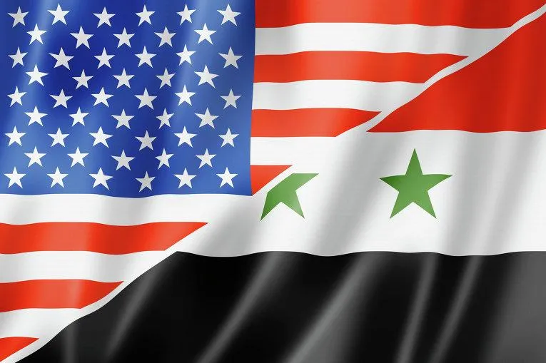 Прапор США та Сирії