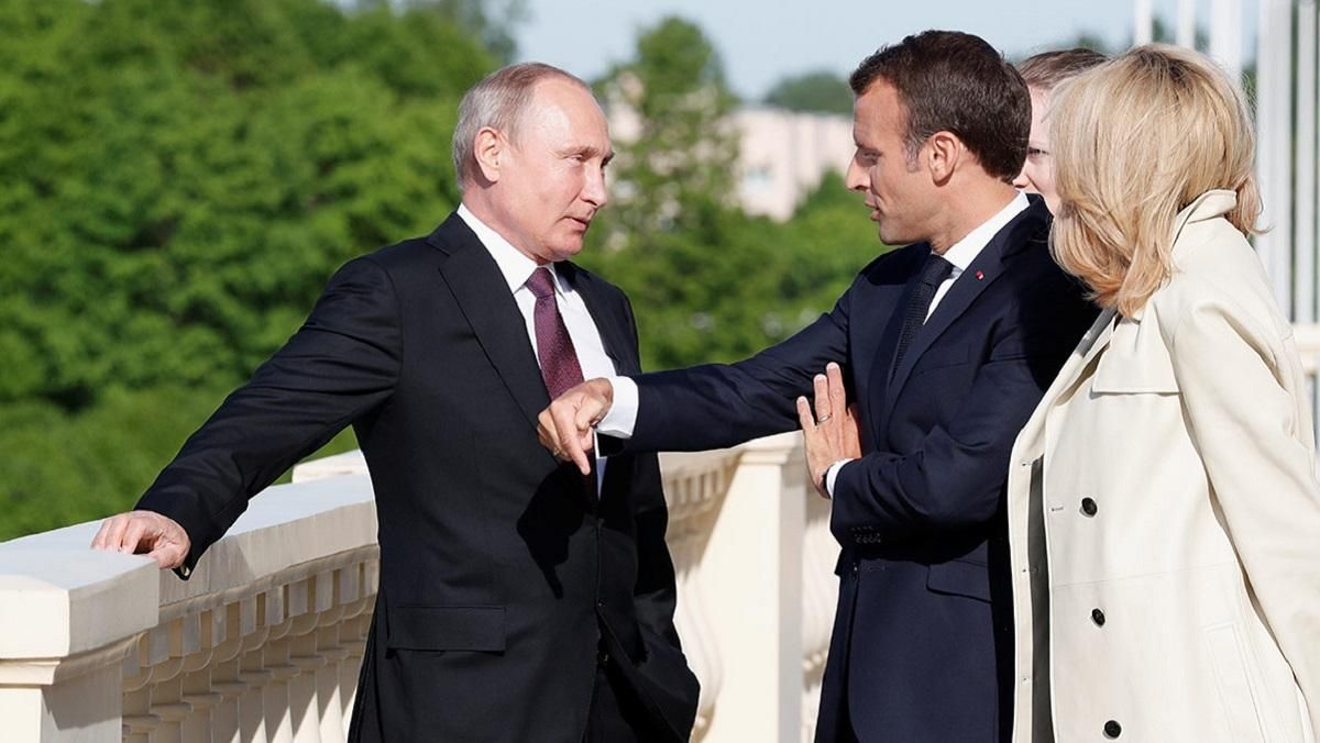 Путін переконував Макрона, що Навальний міг сам прийняти "Новачок", той вже відреагував Путін переконував Макрона, що Навальний міг сам прийняти "Новачок", той вже відреагував