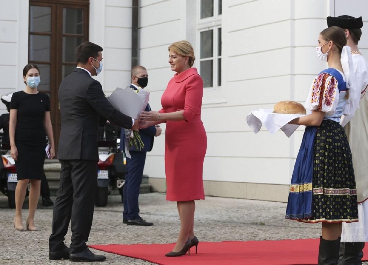 Зеленский встретился с президенткой Словакии: о чем договорились