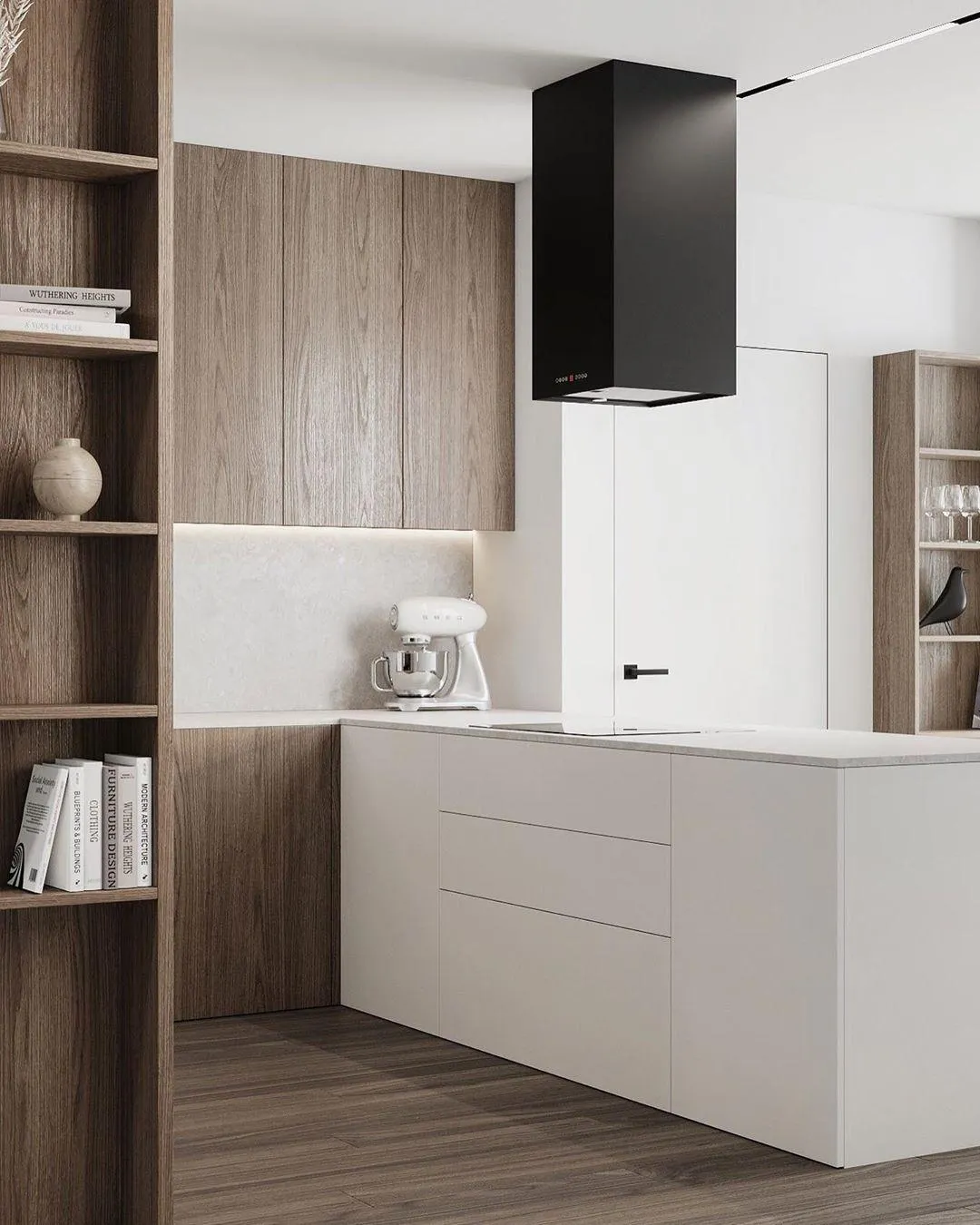 Минималистичный дизайн кухни Минималистичный дизайн кухни