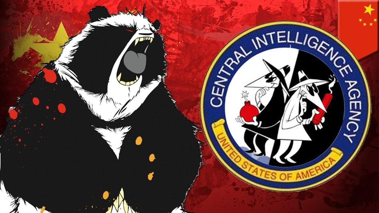 Коллаж про ЦРУ та Китай