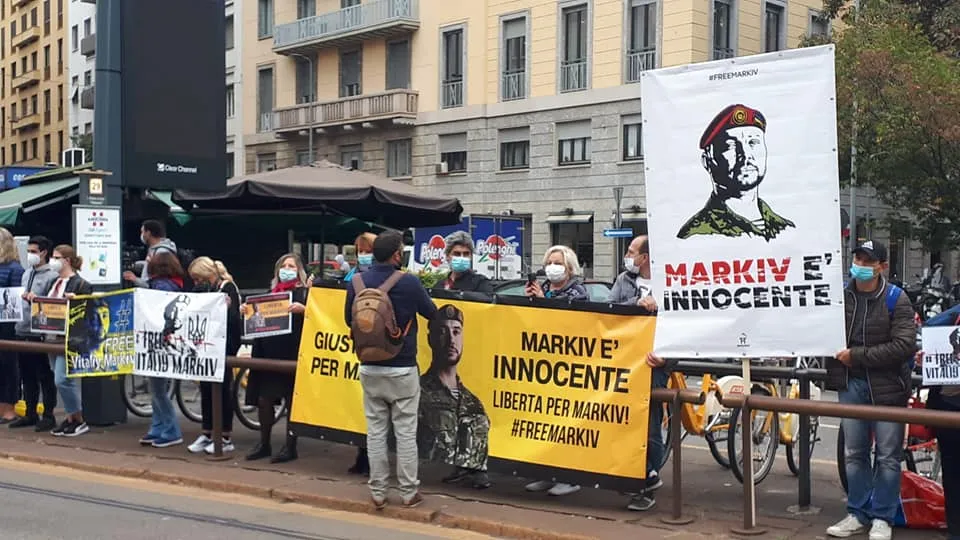 Мілан мітинг Віталій Марків Мілан мітинг Віталій Марків