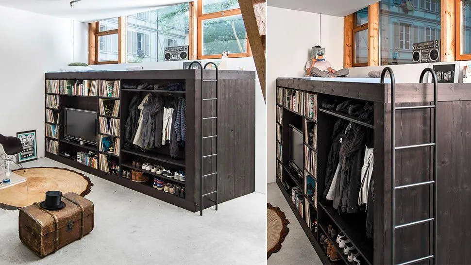 Меблі в житловому гаражі можуть бути стильними