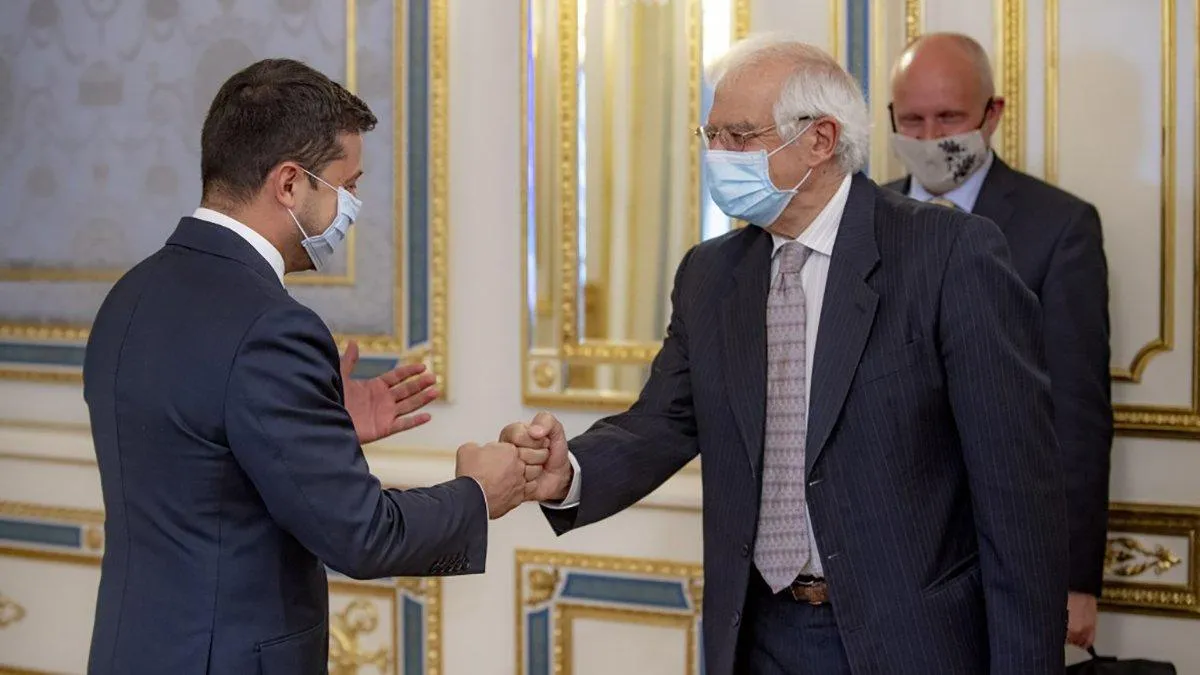 Володимир Зеленський та Жозеп Боррель Володимир Зеленський та Жозеп Боррель