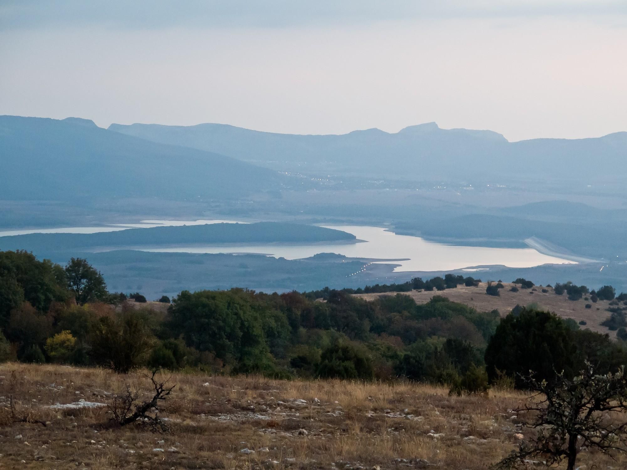 Чернореченское водохранилище в Крыму, что высыхает