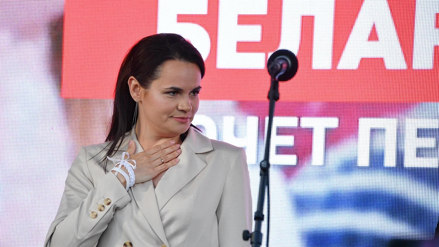 Тихановська хоче, щоб Путін був присутній на переговорах щодо Білорусі