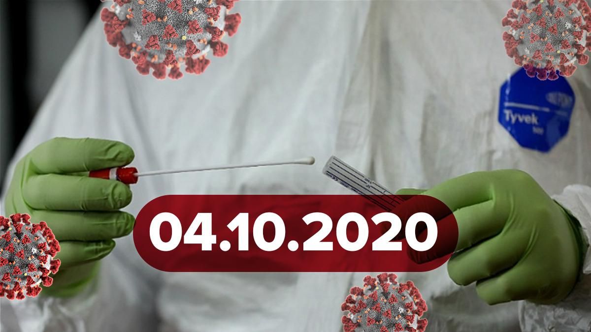 Коронавірус Україна, статистика 4 жовтня 2020: статистика, новини