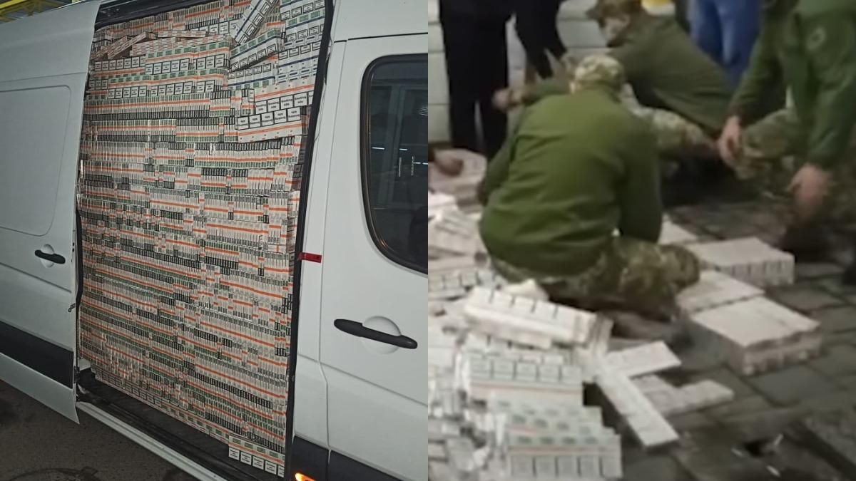 В бусике псевдодипломата нашли 200 000 пачек сигарет В бусике псевдодипломата нашли 200 000 пачек сигарет