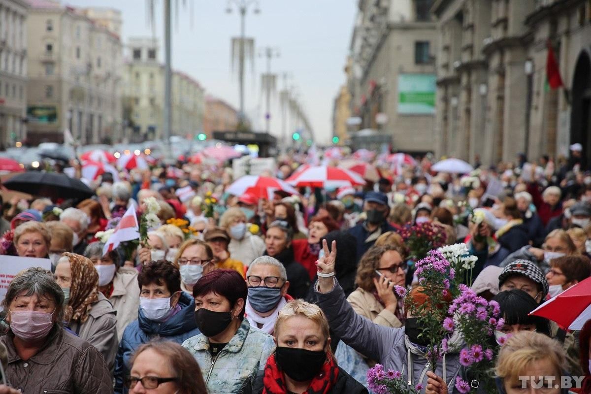 Марш пенсіонерів у Мінську 12.10.2020: як це було – фото, відео
