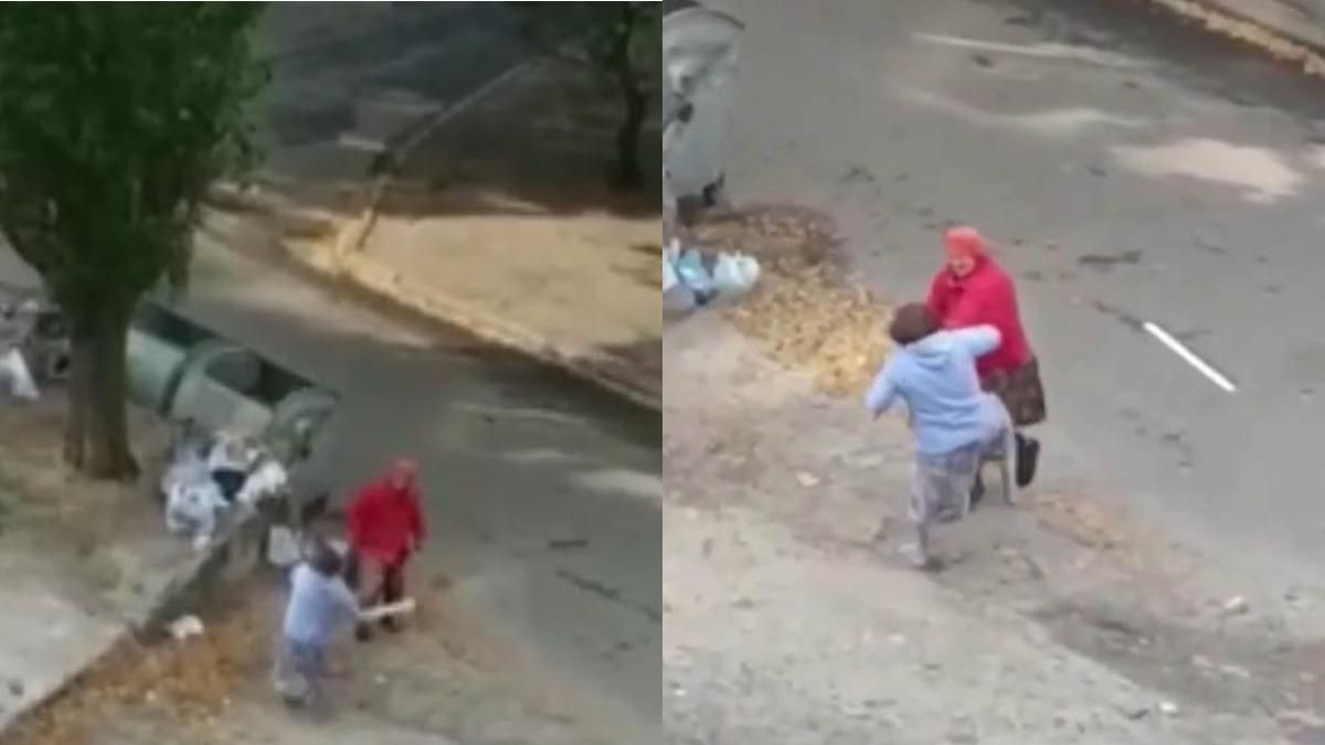 Бой пенсионерок за свалку, погоня полицейских - Ты смотри Бой пенсионерок за свалку, погоня полицейских - Ты смотри