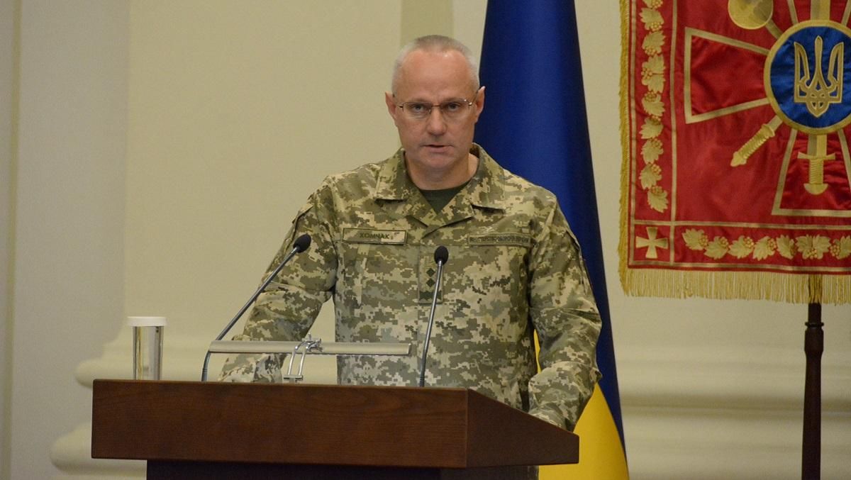 Головнокомандувач ЗСУ Хомчак пояснив надзвичайну важливість навчань "Об'єднані зусилля" Головнокомандувач ЗСУ Хомчак пояснив надзвичайну важливість навчань "Об'єднані зусилля"