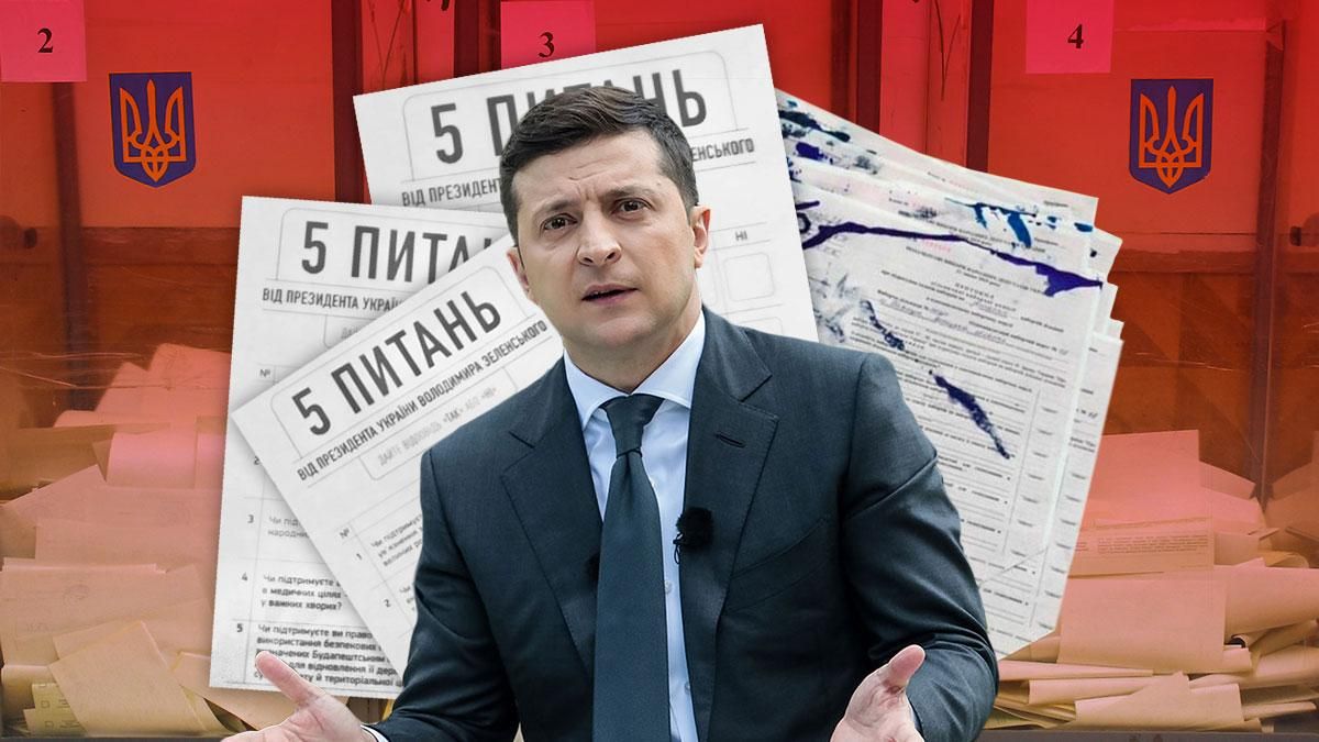 Опрос Зеленского 25 октября 2020, 5 вопросов – нарушения на участках