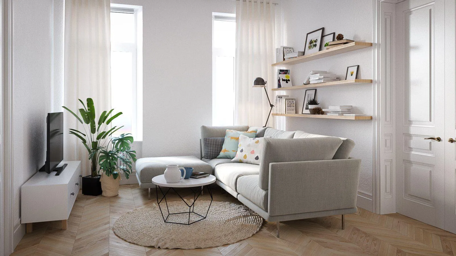 Двері підреслюють класичний стиль помешкання Двері підреслюють класичний стиль помешкання