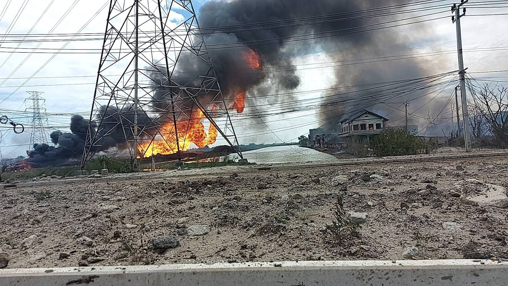 Вибух на газопроводі в Таїланді 22 жовтня 2020: фото, відео Вибух на газопроводі в Таїланді 22 жовтня 2020: фото, відео