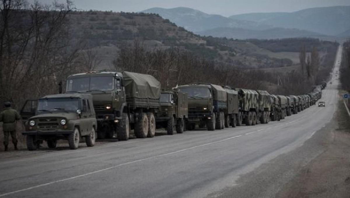 Россия перебросила военные колонны на Донбасс: реакция Украины