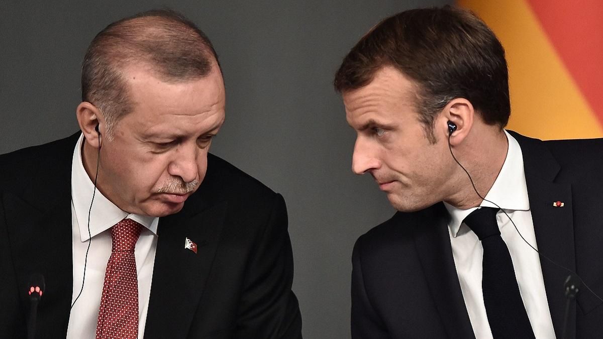 Скандал між Едоганом і Макроном: Ердоган знову наїхав на Макрона