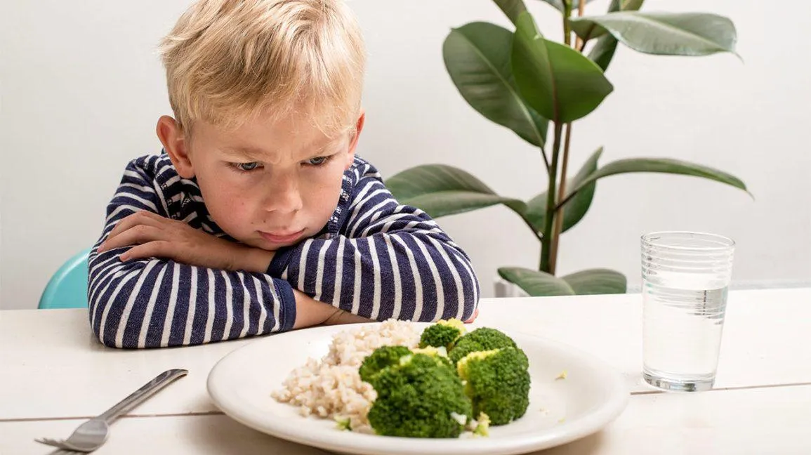 Дети не любят овощи 