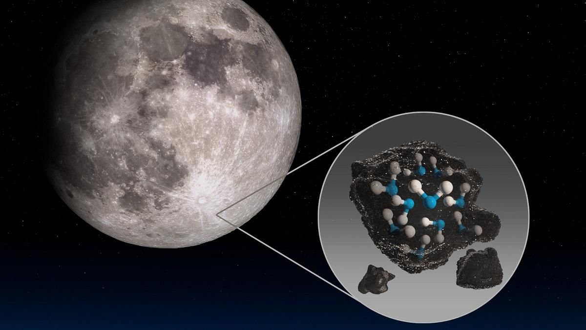 NASA підтвердило наявність води на Місяці