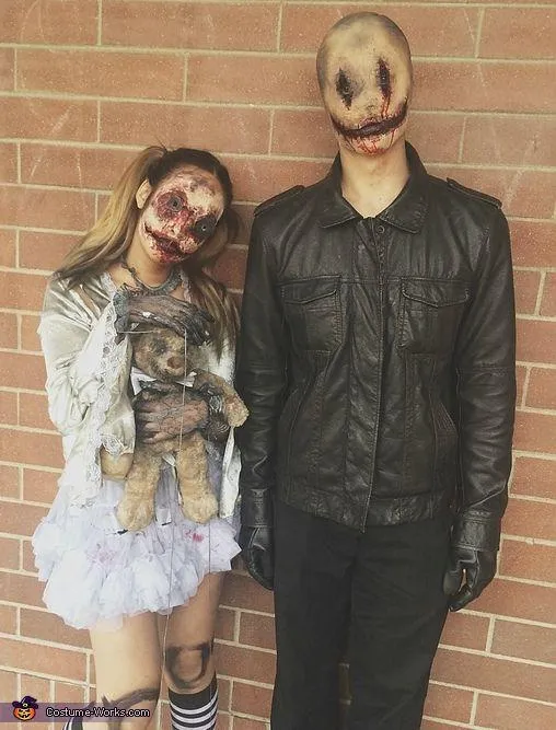 Моторошний образ для пари на Геловін Моторошний образ для пари на Геловін