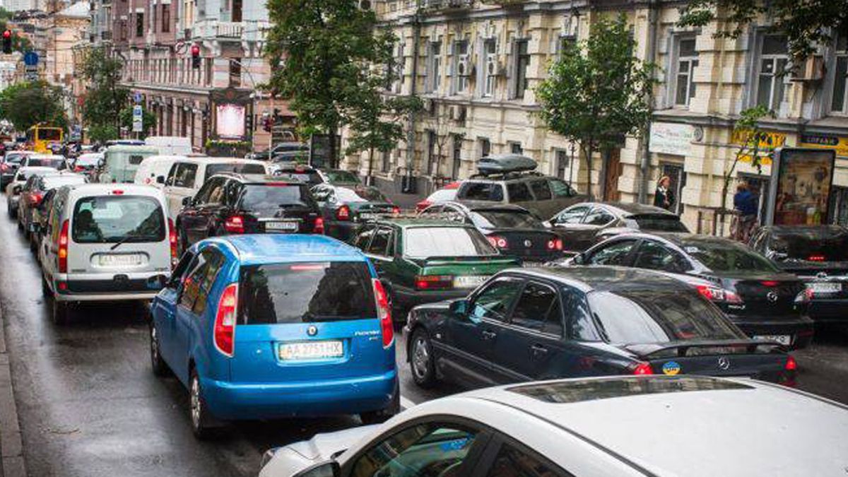 Пробки в Киеве: утром 28 октября Пробки в Киеве: утром 28 октября