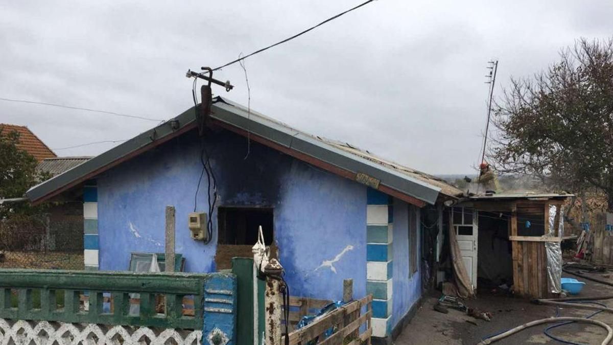 На Одещині в будинку згоріли дві дитини
