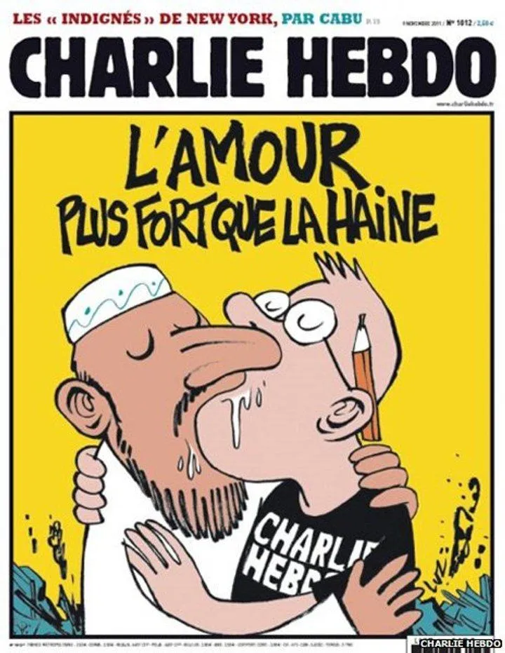 карикатура франція іслам