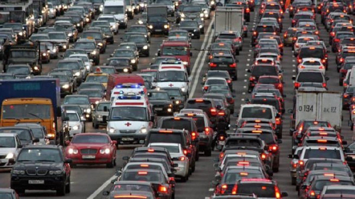 Пробки в Киеве утром 29 октября Пробки в Киеве утром 29 октября