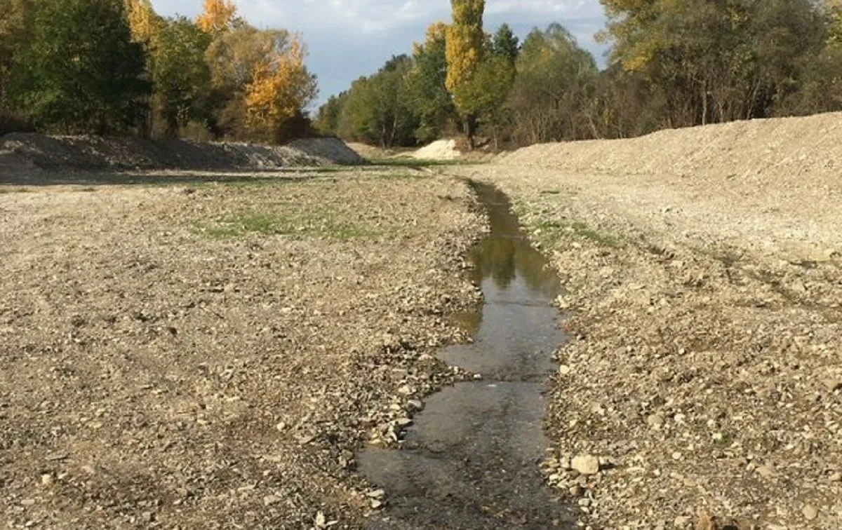 Повноводна Альма перетворилася на струмок