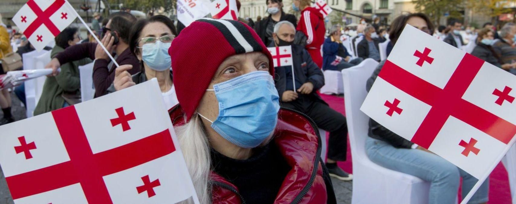 Первые результаты выборов в Грузии: лидирует правящая партия Первые результаты выборов в Грузии: лидирует правящая партия