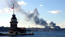 Масштабна пожежа спалахнула в лікарні Стамбула: лунають вибухи – відео, фото