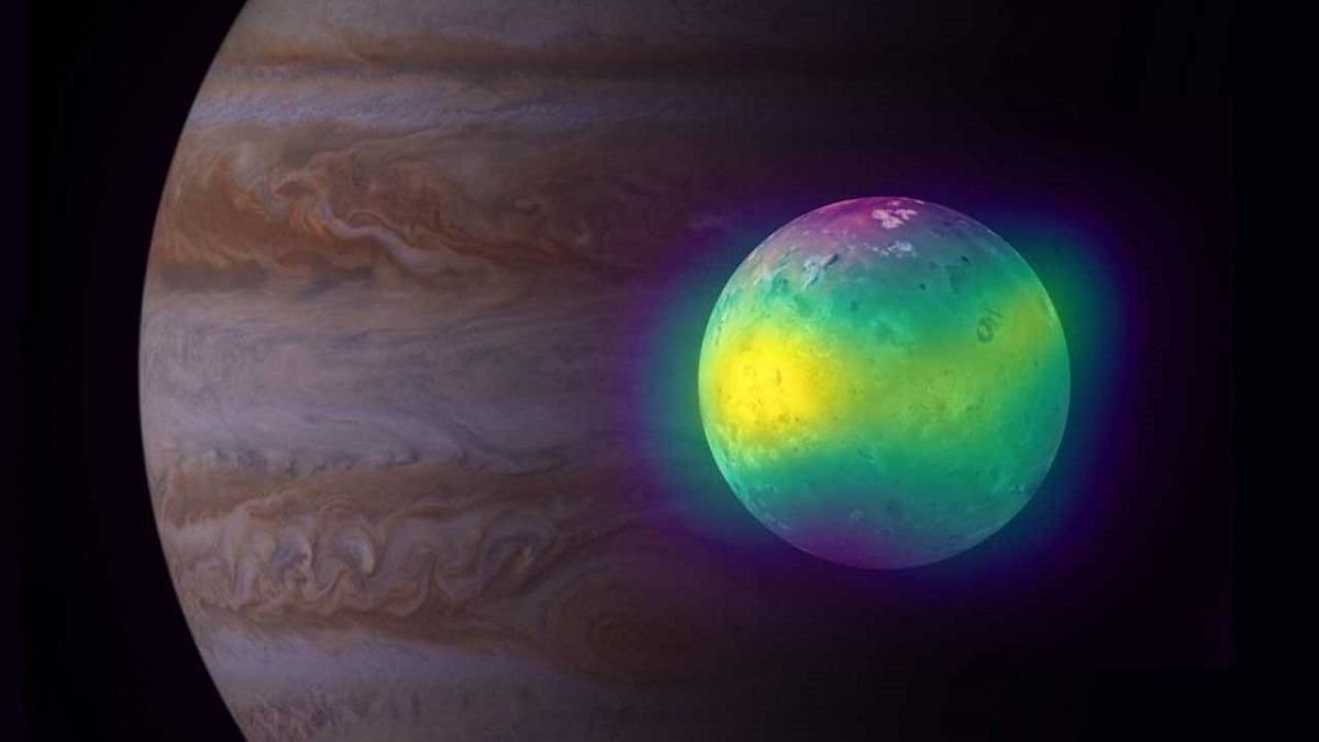 Астрономы сняли на видео вулканическую активности спутника Юпитера