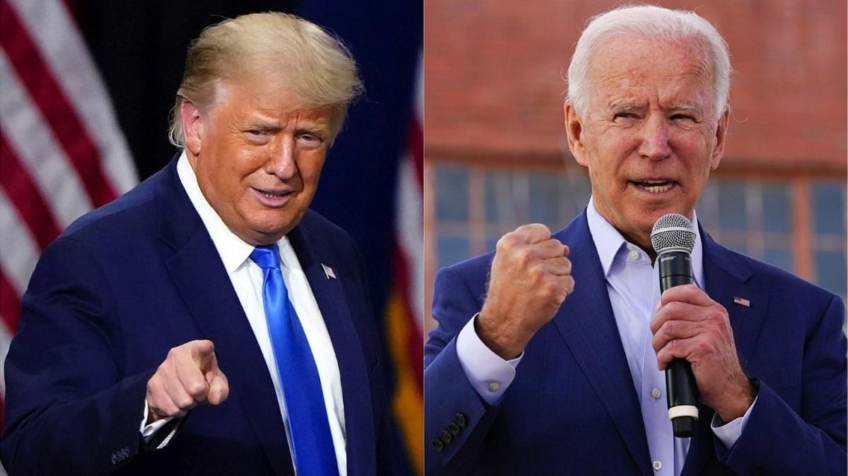 Рейтинги Трампа і Байдена в день голосування на виборах США Рейтинги Трампа і Байдена в день голосування на виборах США