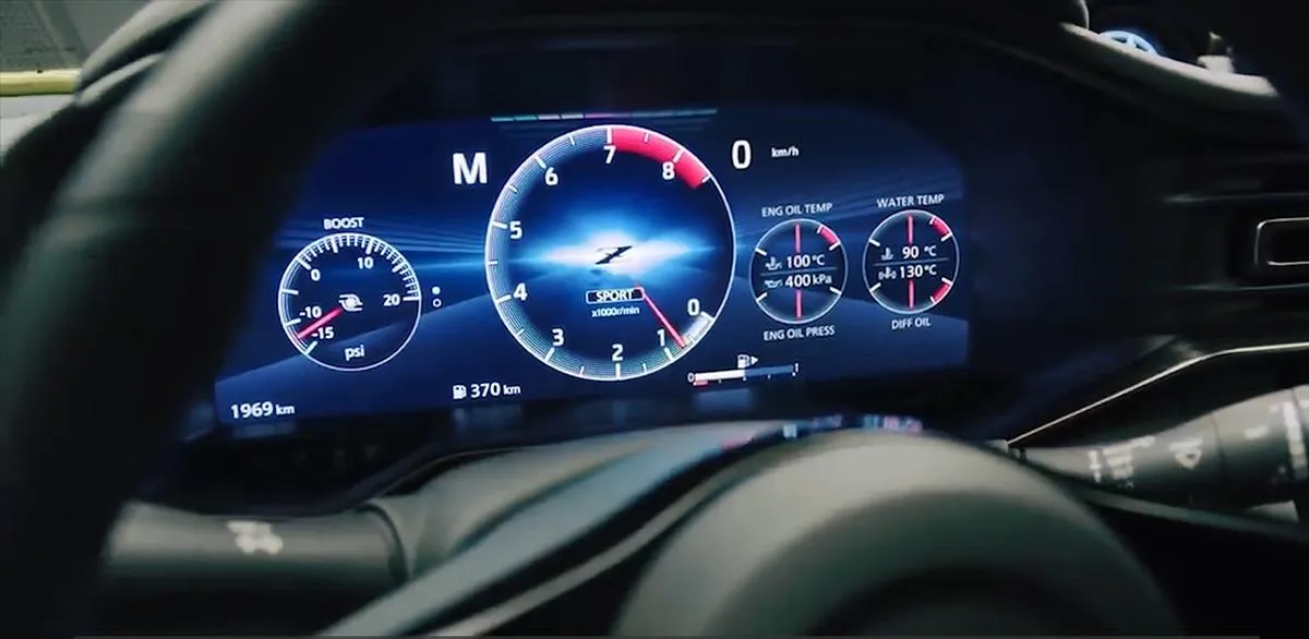 Цифрова панель приладів Цифрова панель приладів