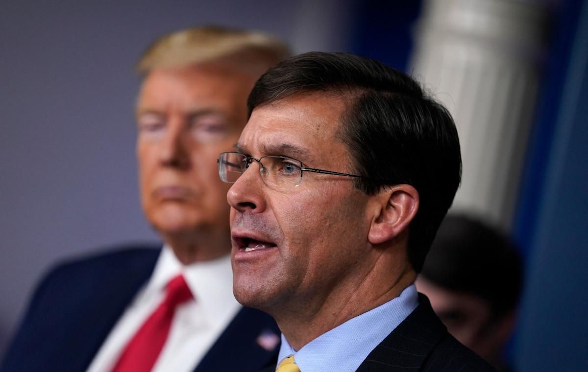 Глава Пентагону Марк Еспер написав заяву про відставку, – NBC Глава Пентагону Марк Еспер написав заяву про відставку, – NBC