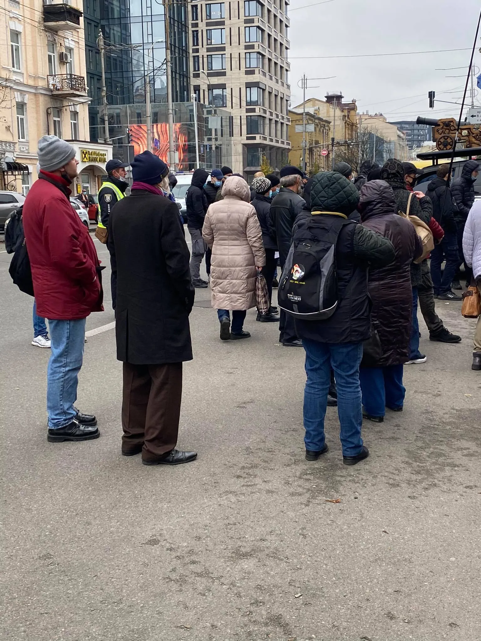 Противники ринку землі мітинг під КСУ