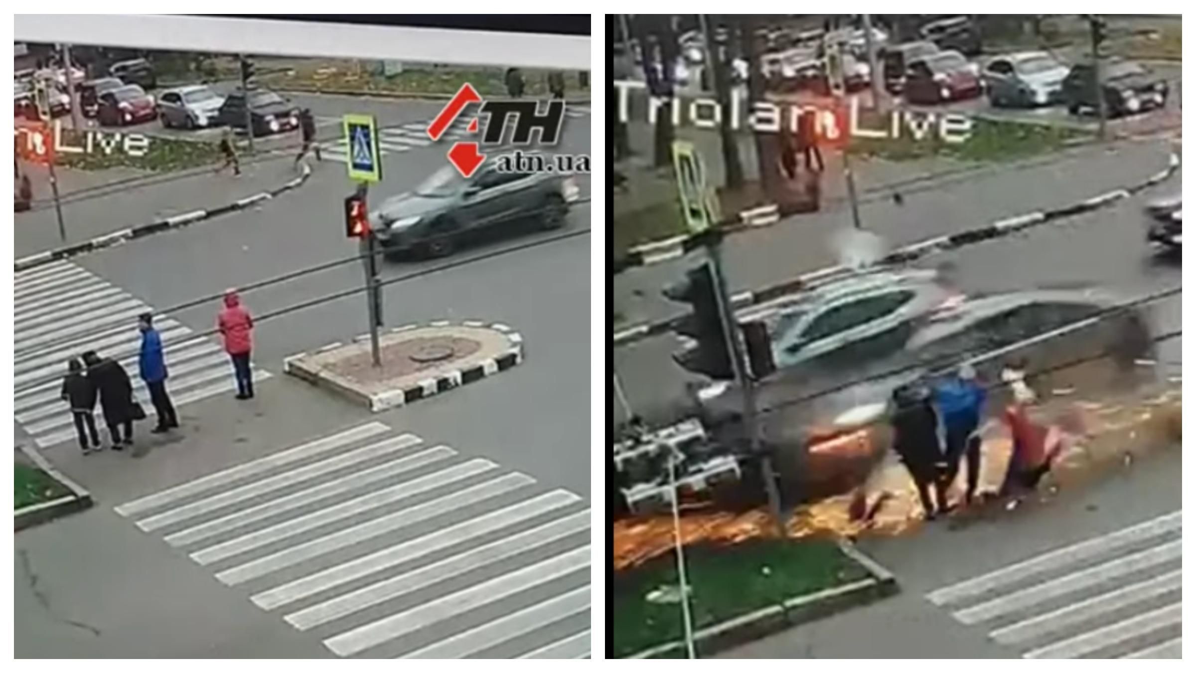 ДТП на проспекте Науки в Харькове: видео наезда на людей 18+ ДТП на проспекте Науки в Харькове: видео наезда на людей 18+