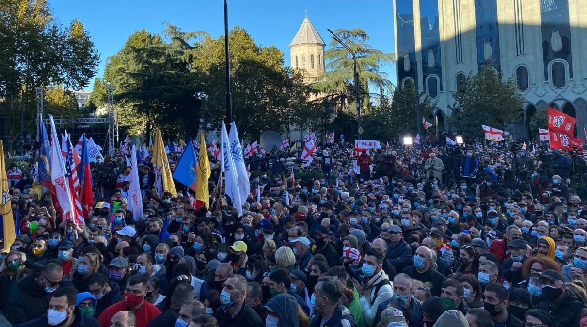 Масові протести в Грузії 08.11.2020: що відомо - фото, відео