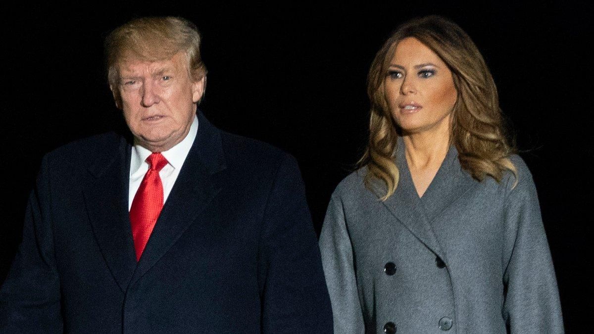 Меланія Трамп з чоловіком
