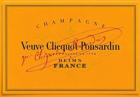 Знаменита етикетка з підписом мадам Кліко Знаменита етикетка з підписом мадам Кліко