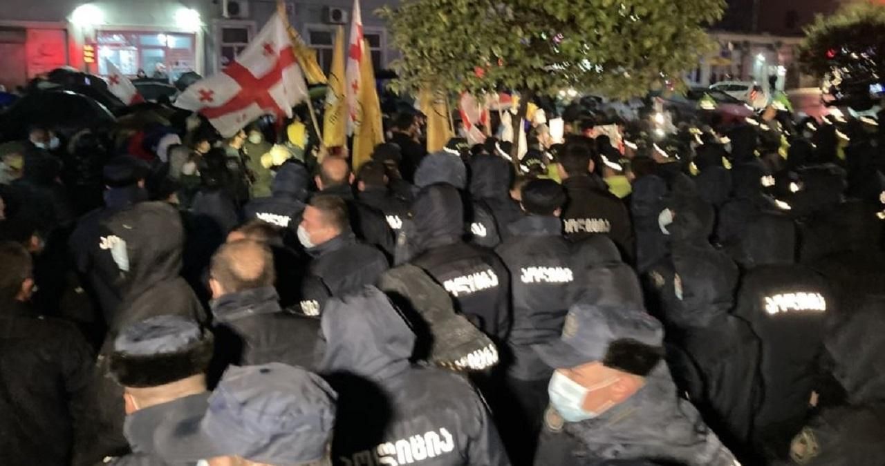 Протесты в Грузии 9 ноября 2020: детали, фото, видео