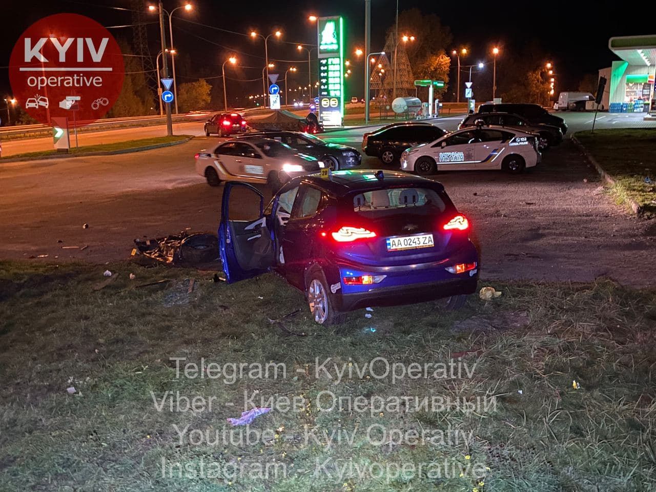 У Києві легковик на смерть збив поліцейську, яка йшла тротуаром