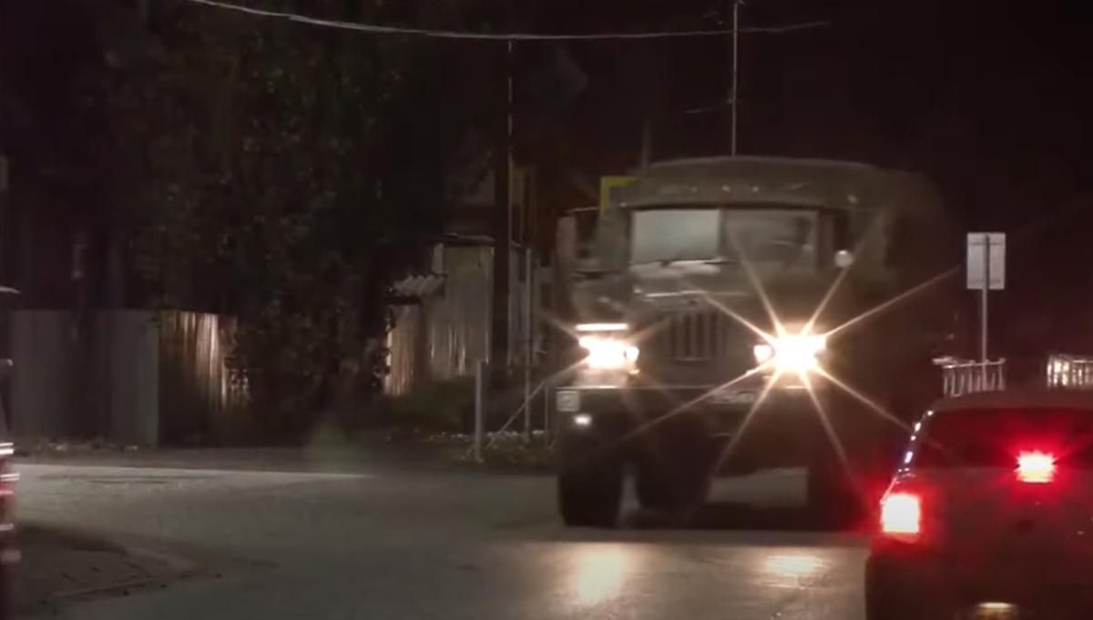 Росія вводить війська та техніку у Нагірний Карабах: відео Росія вводить війська та техніку у Нагірний Карабах: відео