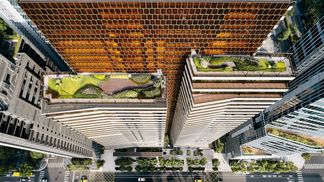 Терракотовый фасад и просторные квартиры: на Тайване построили современный жилой небоскреб 