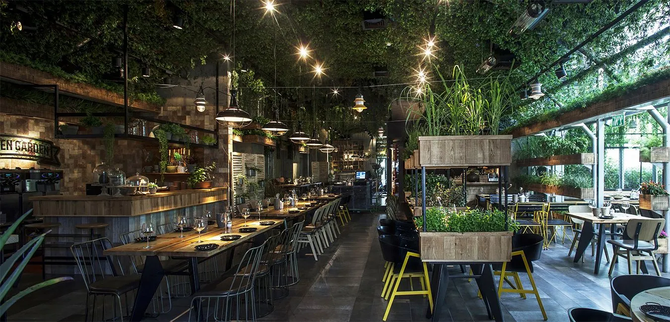 Зеленый ресторан открыли в Израиле