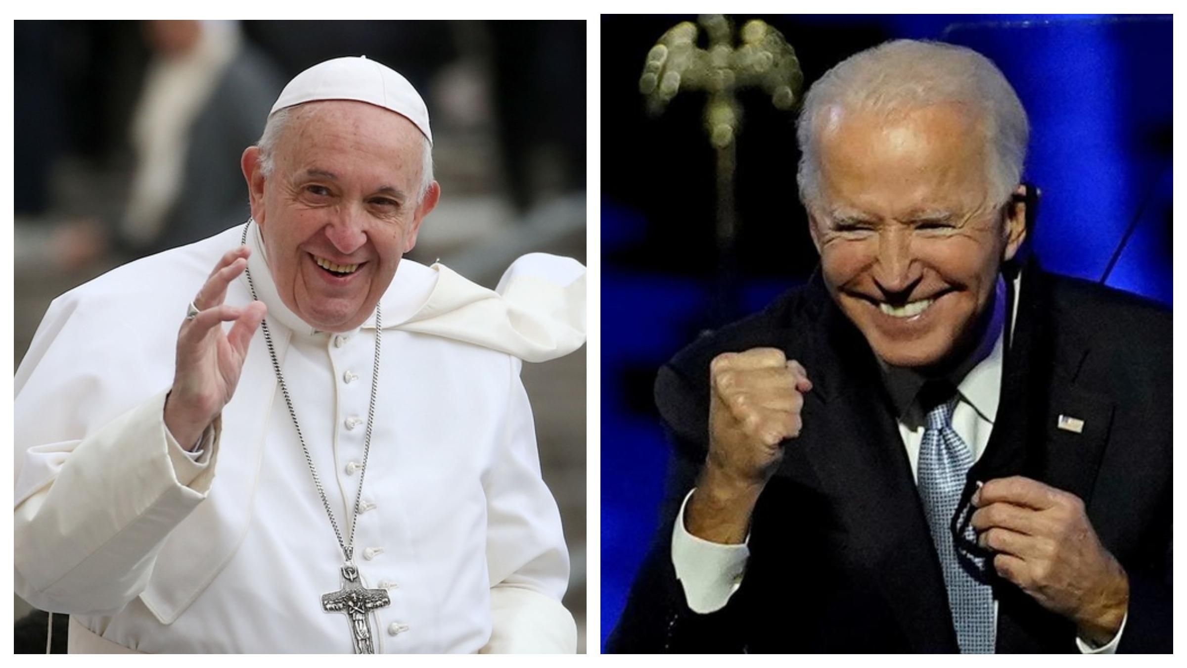 Байден отримав благословення Папи Байден отримав благословення Папи