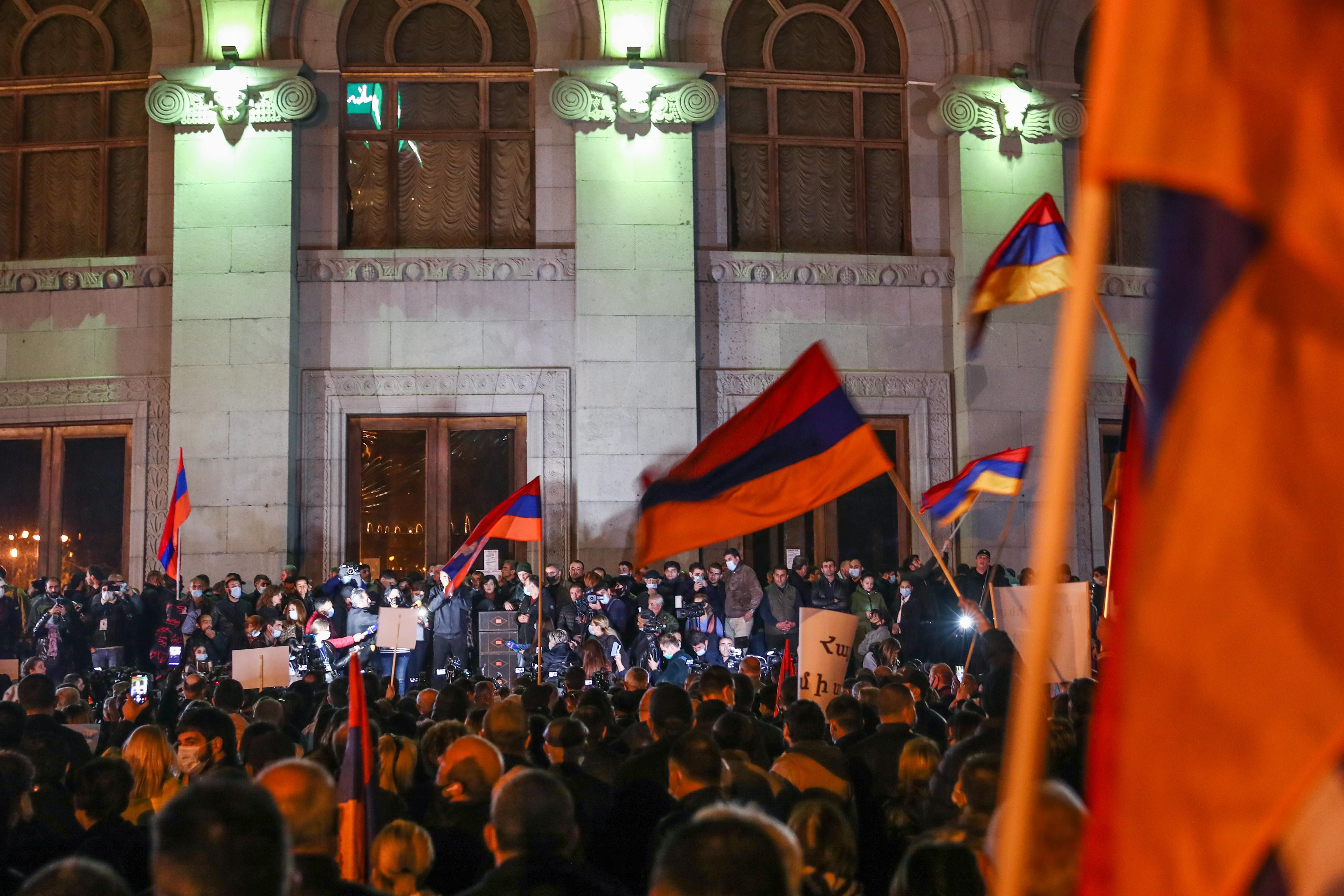 Протести в Вірменії 16 листопада 2020: новини сьогодні, фото, відео