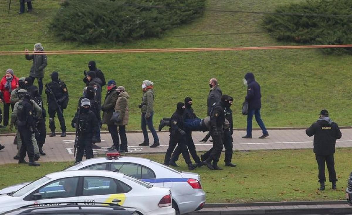 Массовые задержания на протестах в Беларуси: ситуация 15.11.2020 Массовые задержания на протестах в Беларуси: ситуация 15.11.2020